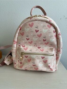 EDEN IN LOVE “Be the Aloha” Pink Heart Mini Backpack